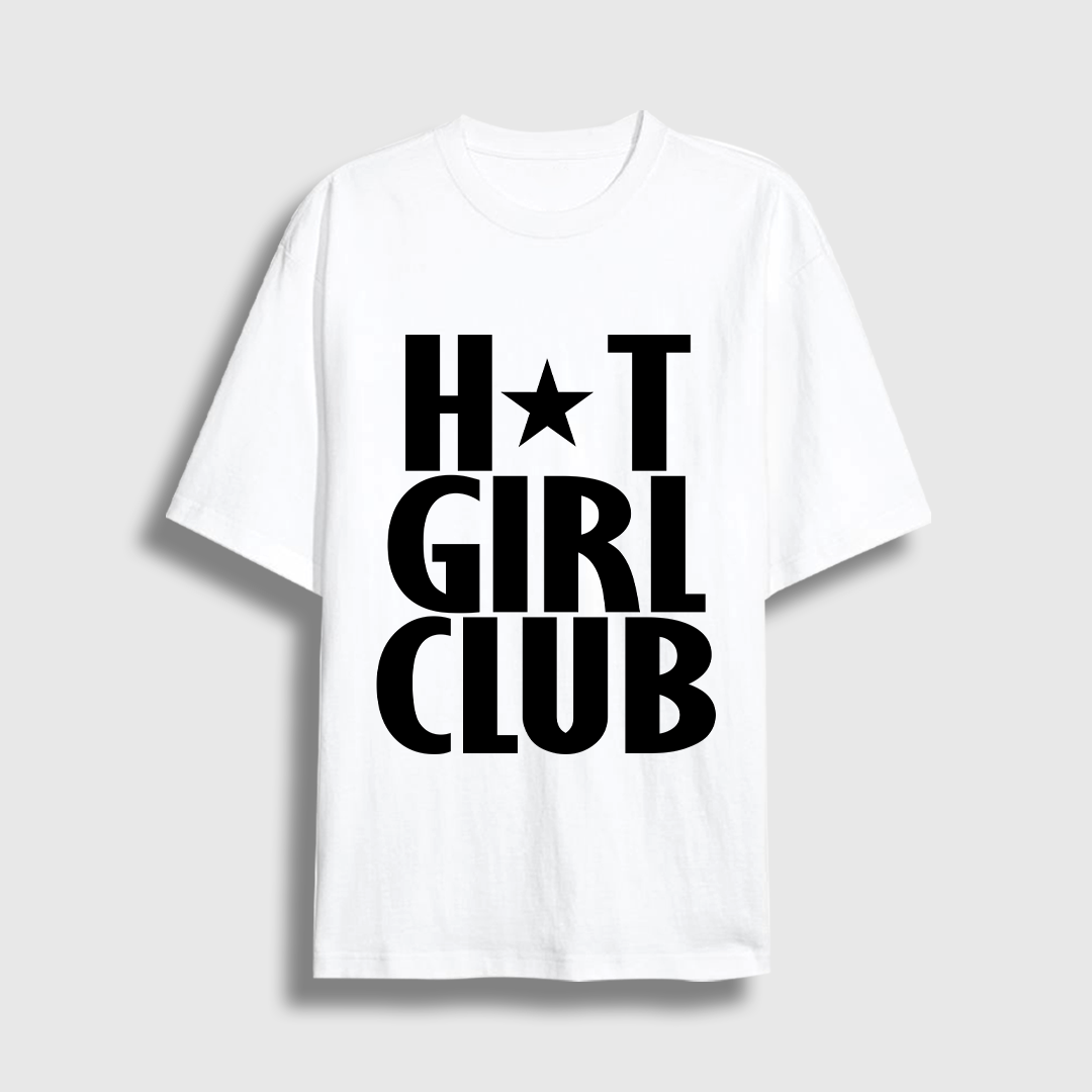 Hot Girl Club Oversize T-shirt