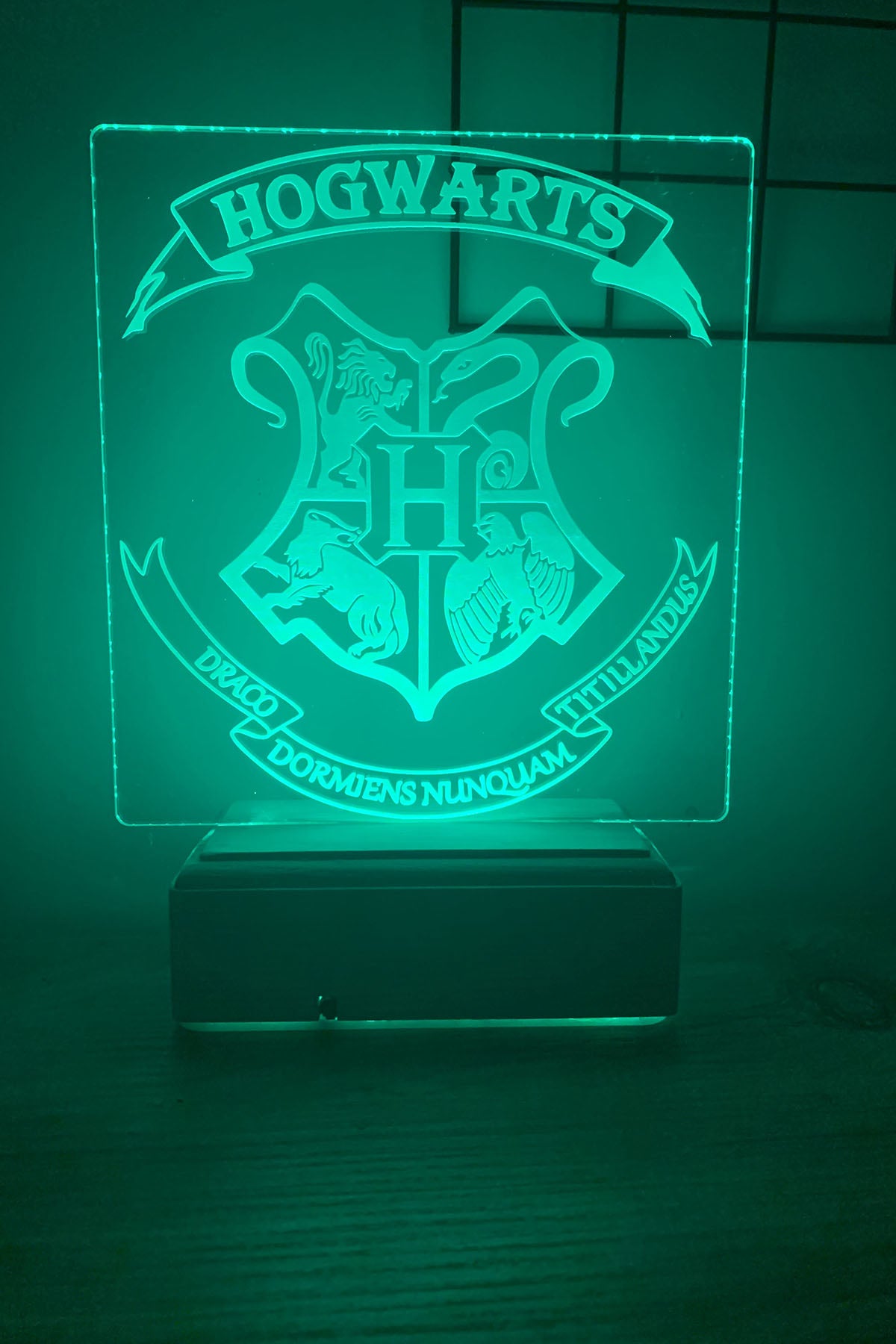 Hogwarts 16 Renk Gece Lambası