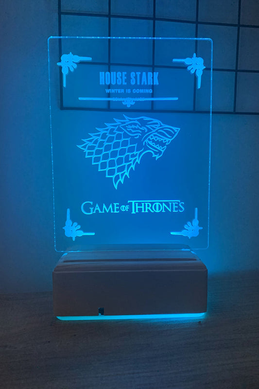 Game of Thrones 16 Renk Gece Lambası
