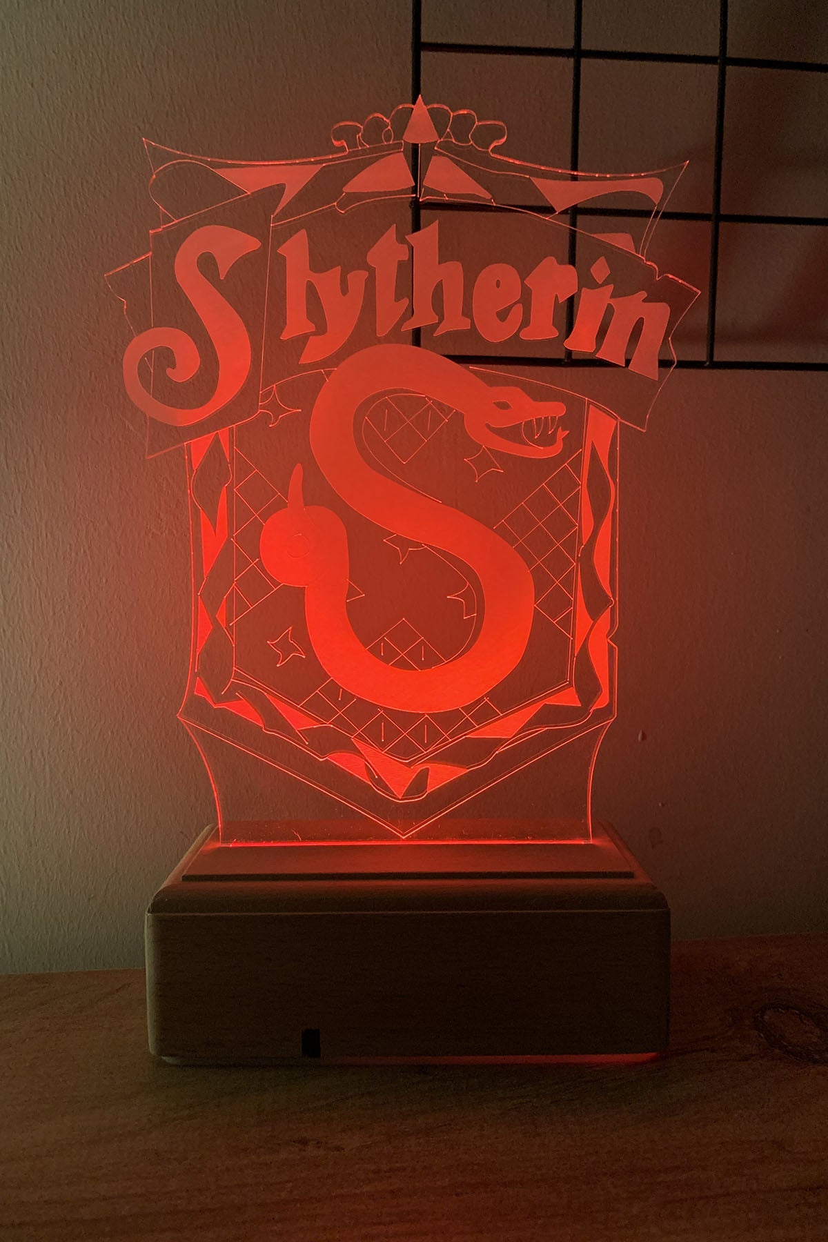 Slytherin 16 Renk Gece Lambası
