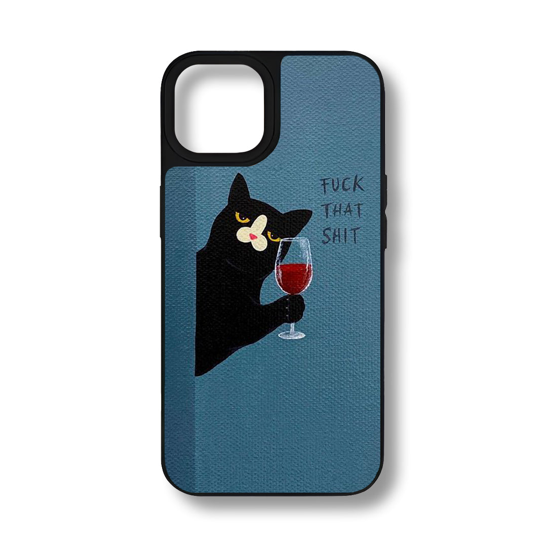 Cat Glossy Telefon Kılıfı