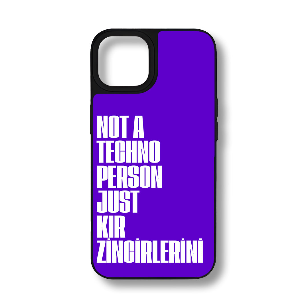 Kır Zincirlerini Glossy Telefon Kılıfı