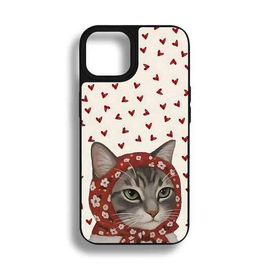 Cat Glossy Telefon Kılıfı