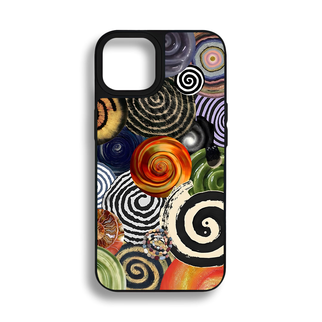 Spiral Glossy Telefon Kılıfı