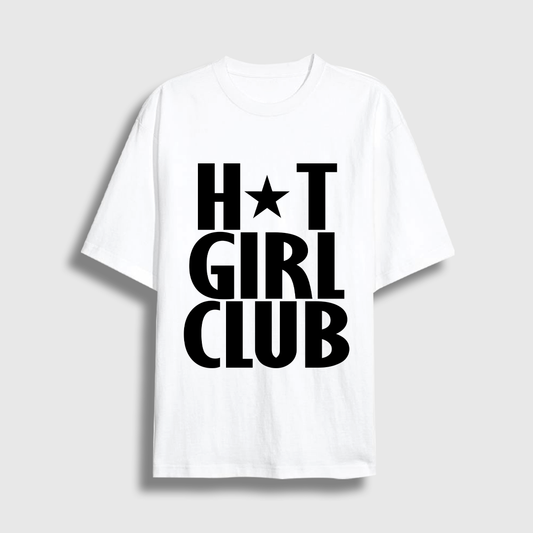 Hot Girl Club Oversize T-shirt